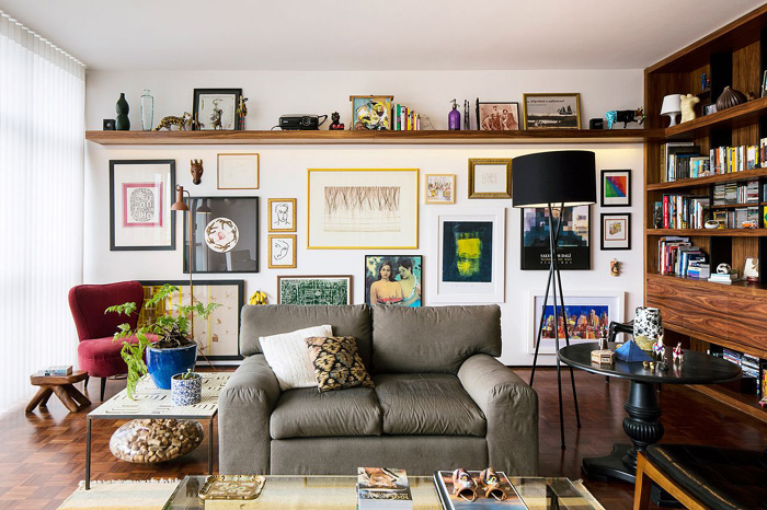 Como agrupar diferentes obras de arte na mesma decoração? Como agrupar diferentes obras de arte na mesma decoração?